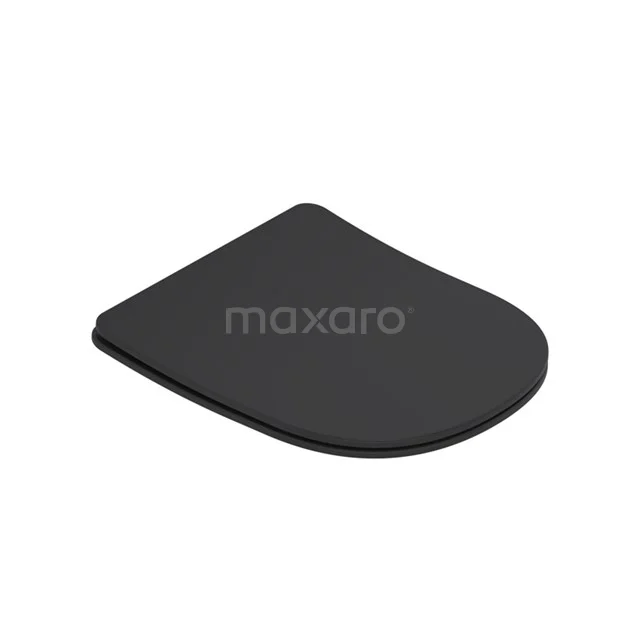Toilet seat Colorato matte black 500.0377MB Matte black toilet seat, Softclose system, made of durable plastic, modern design matching any bathroom style.