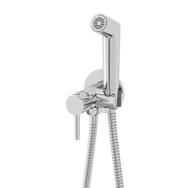 Bidet Handbrausegarnitur, Radius, Chrom BHDS-01