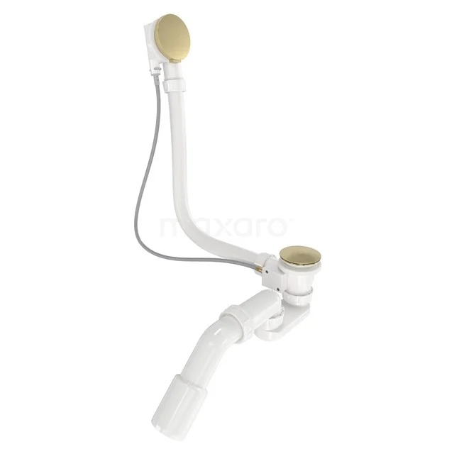 Siphon & Badewannenabfluss mit Überlauf für Badewanne Light Gold TS44002LGN
