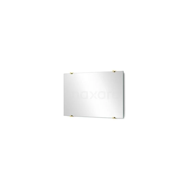 Badezimmerspiegel Solo 70x40cm Spiegelhalter Rund Hellgold M01-040720LG Badezimmerspiegel Solo 70x40cm Spiegelhalter Rund Hellgold M01-040720LG