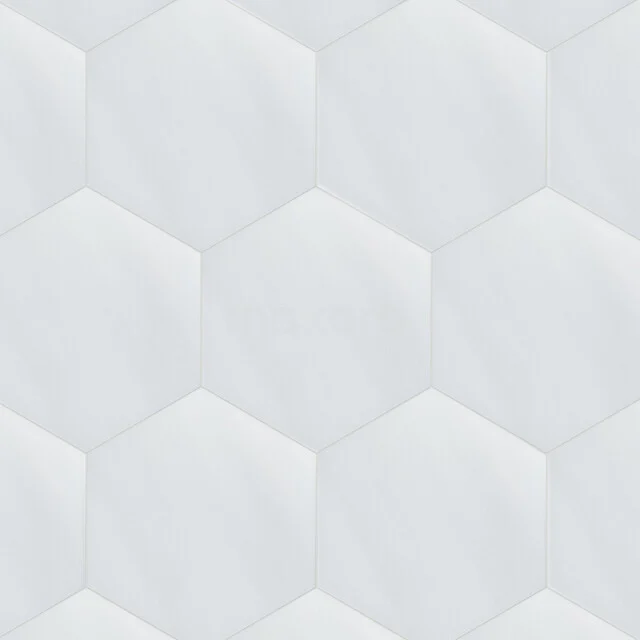 Bodenfliese/Wandfliese Cosmo White 22.5x25.9cm Accent White Unrectified 507-050101