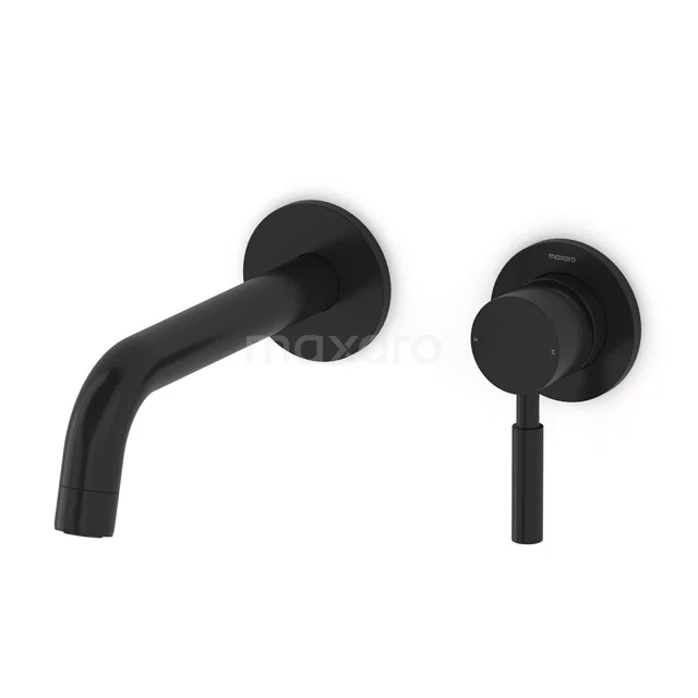 Basin tap Radius Black, Single lever mixer tap, Black 55.153.501MBN