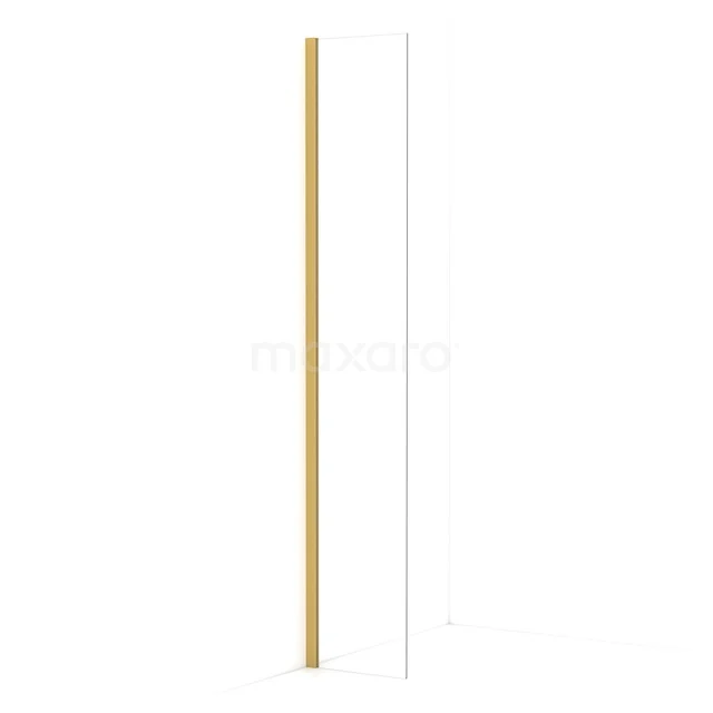 Diamond begehbare Dusche | 30 cm Gold  Feste Wand IDA03010GGN