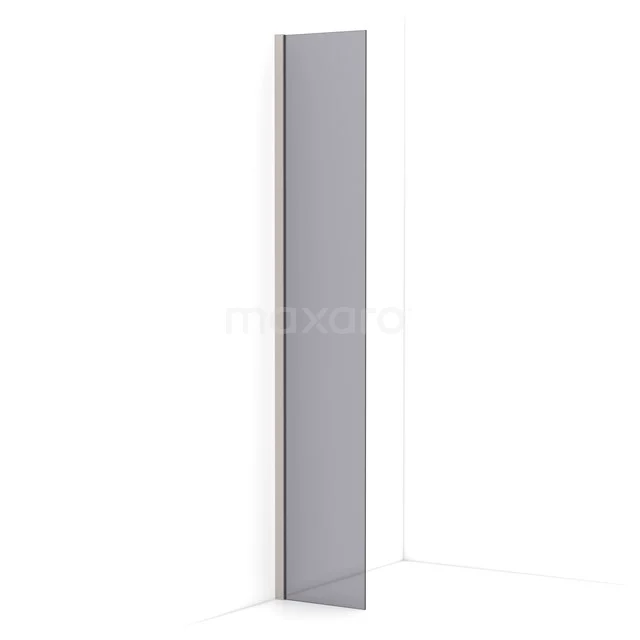 Diamond Walk-in shower | 30 cm Stainless steel Smoke glass Fixed wall IDA03011BR