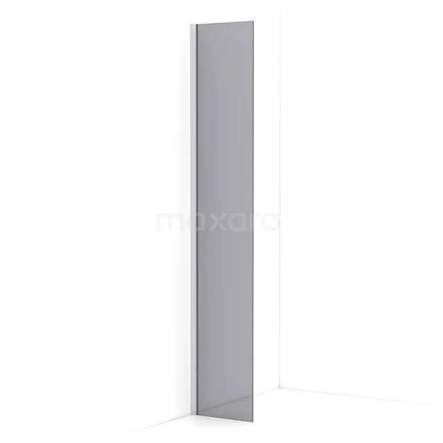Diamond Walk-in shower | 30 cm Chrome Smoke glass Fixed wall IDA03011C