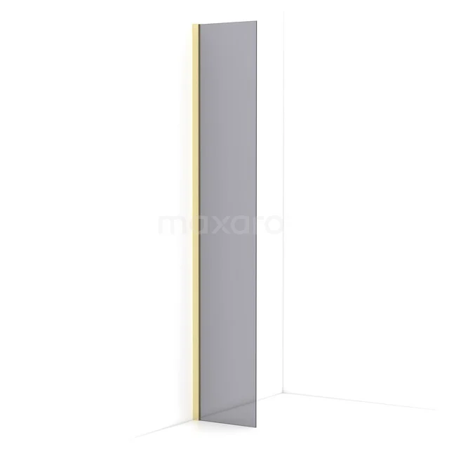 Diamond begehbare Dusche | 30 cm Helles Gold  Feste Wand IDA03011LG