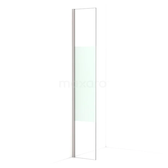 Diamond begehbare Dusche | 30 cm Edelstahl  Feste Wand IDA03013BR