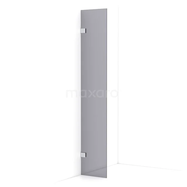 Diamond begehbare Dusche | 30 cm Chrom  Feste Wand IDA03021C