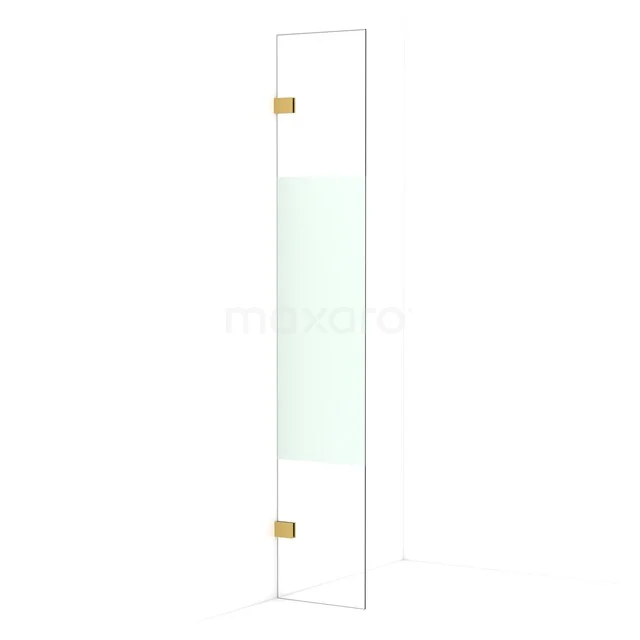 Diamond begehbare Dusche | 30 cm Gold  Feste Wand IDA03023GG