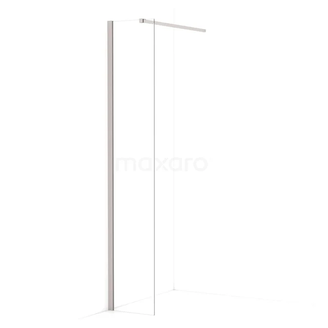 Diamond Walk-in shower | 30 cm Stainless steel Clear glass Fixed wall IDA03110BR