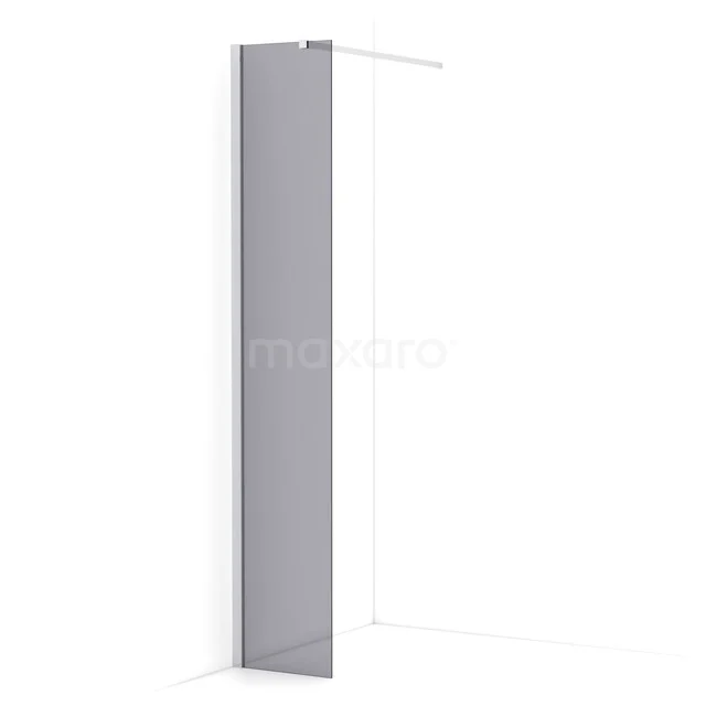 Diamond begehbare Dusche | 30 cm Chrom  Feste Wand IDA03111C