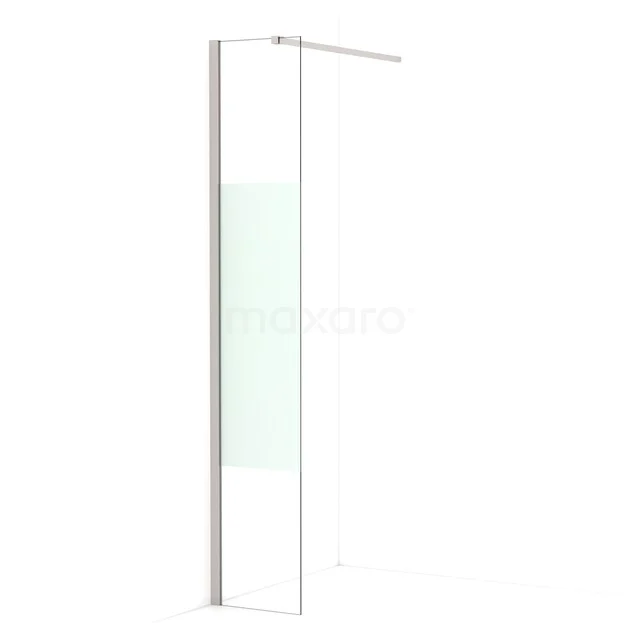 Diamond begehbare Dusche | 30 cm Edelstahl  Feste Wand IDA03113BR