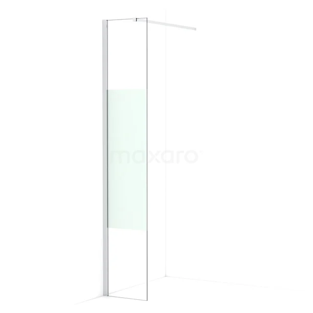 Diamond begehbare Dusche | 30 cm Chrom  Feste Wand IDA03113C