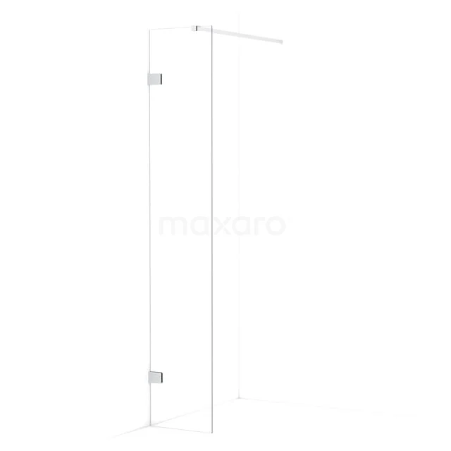 Diamond begehbare Dusche | 30 cm Chrom  Feste Wand IDA03120C