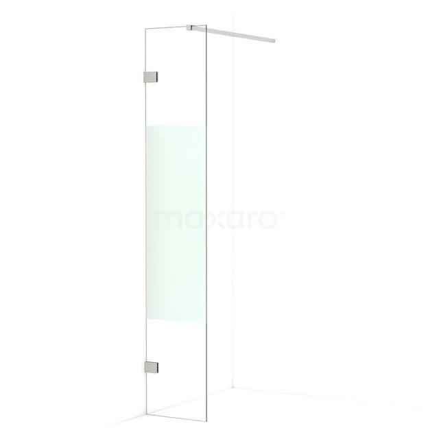 Diamond begehbare Dusche | 30 cm Edelstahl  Feste Wand IDA03123BR