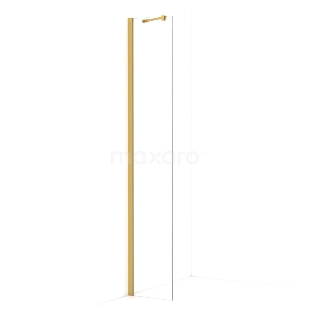 Diamond begehbare Dusche | 40 cm Gold  Feste Wand IDA04210GGN