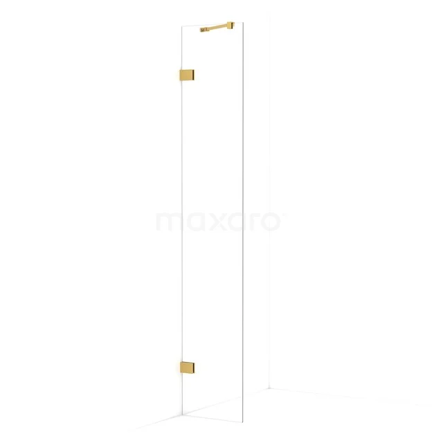 Diamond begehbare Dusche | 30 cm Gold  Feste Wand IDA03220GG