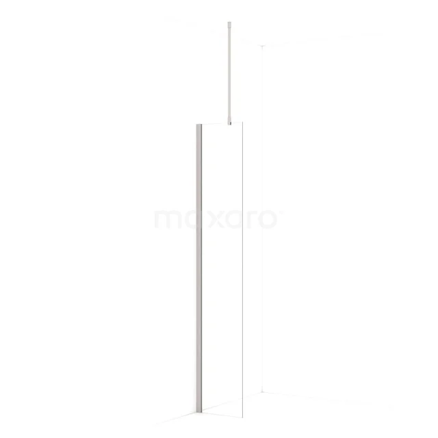 Diamond Walk-in shower | 30 cm Stainless steel Clear glass Fixed wall IDA03710BR