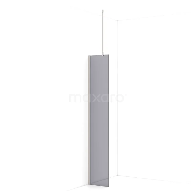 Diamond Walk-in shower | 30 cm Stainless steel Smoke glass Fixed wall IDA03711BR