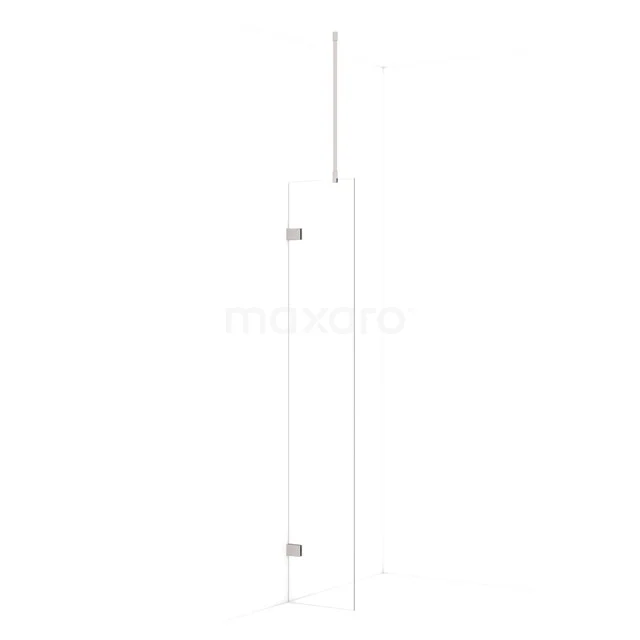 Diamond Walk-in shower | 30 cm Stainless steel Clear glass Fixed wall IDA03720BR