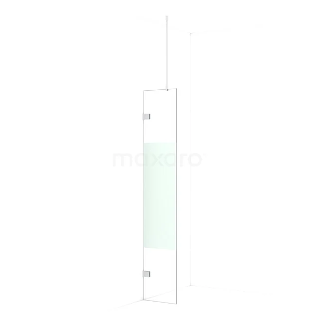 Diamond begehbare Dusche | 30 cm Chrom  Feste Wand IDA03723C