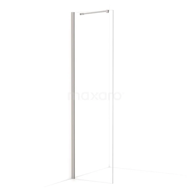 Diamond Walk-in shower | 50 cm Stainless steel Clear glass Fixed wall IDA05210BR