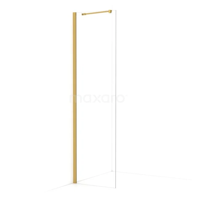 Diamond begehbare Dusche | 60 cm Gold  Feste Wand IDA06210GGN