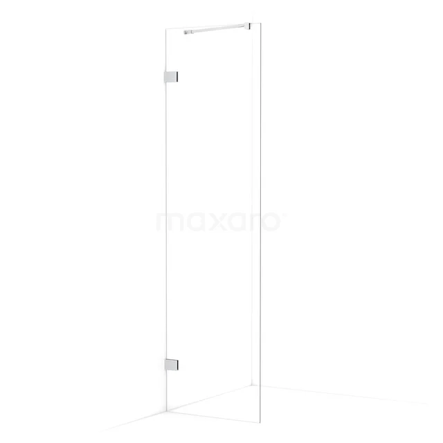 Diamond begehbare Dusche | 50 cm Chrom  Feste Wand IDA05220C