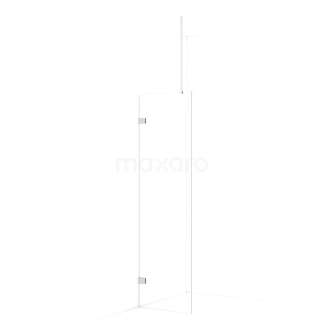 Diamond begehbare Dusche | 50 cm Chrom  Feste Wand IDA05720C