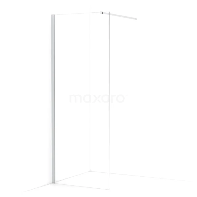 Diamond begehbare Dusche | 80 cm Chrom  Feste Wand IDA08110C