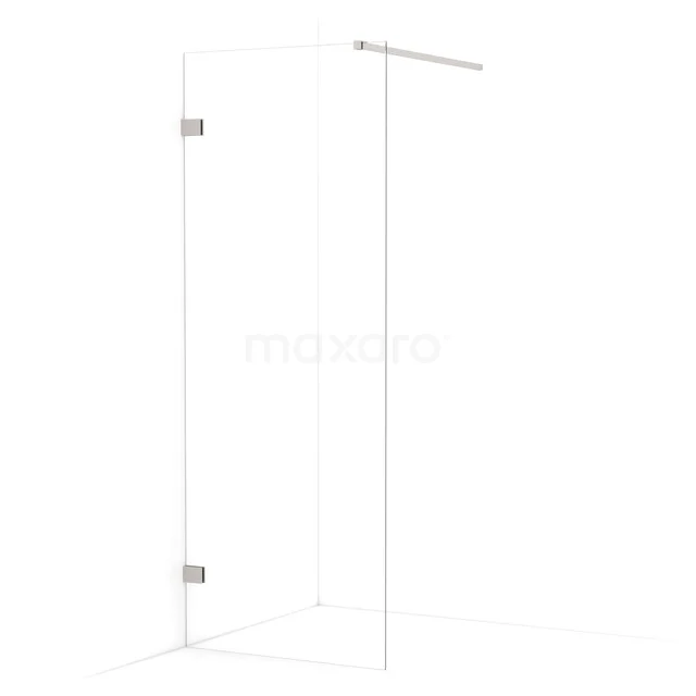 Diamond begehbare Dusche | 70 cm Edelstahl  Feste Wand IDA07120BR