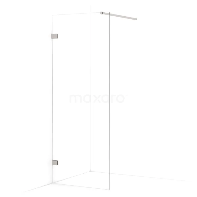 Diamond Walk-in shower | 70 cm Stainless steel Clear glass Fixed wall IDA07120BR
