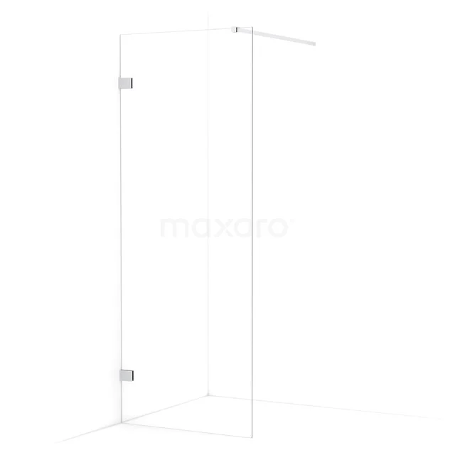 Diamond begehbare Dusche | 80 cm Chrom  Feste Wand IDA08120C