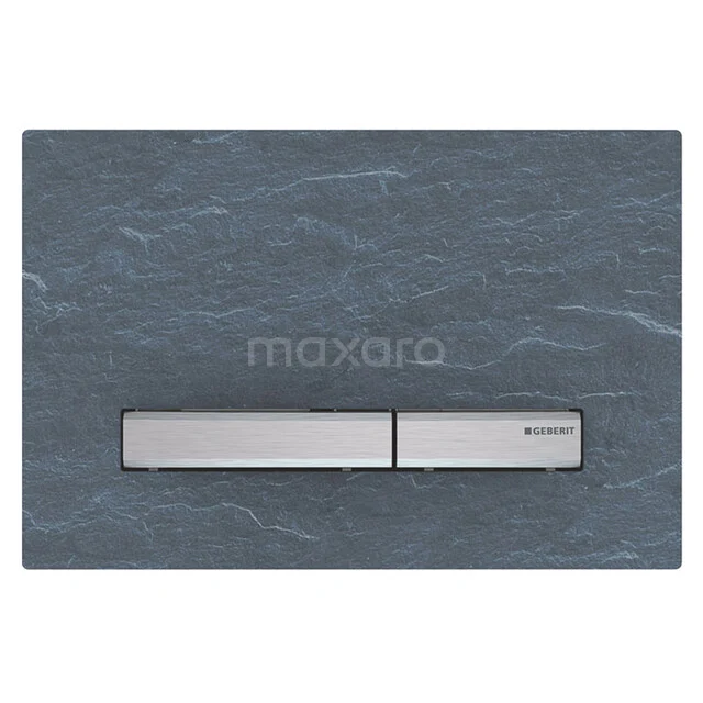 Geberit Bedienfeld WC | Sigma 50 Grau 911013737 Graue Geberit Sigma50 Betätigungsplatte mit Edelstahlknöpfen, modernes Design für stilvolle Badezimmerausstattung.