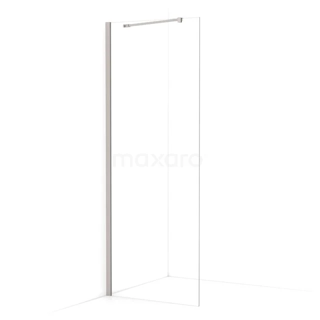 Diamond Walk-in shower | 70 cm Stainless steel Clear glass Fixed wall IDA07210BR