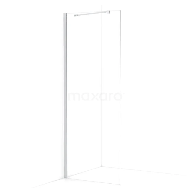 Begehbare Dusche Diamond 80cm aus klarem Sicherheitsglas Chrom IDA08210C