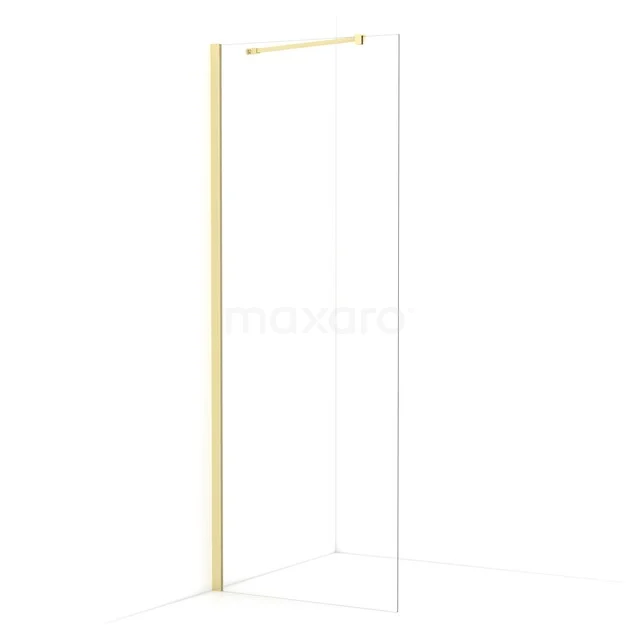 Diamond begehbare Dusche | 80 cm Helles Gold Feste Wand IDA08210LG Diamond begehbare Dusche | 80 cm Helles Gold Feste Wand IDA08210LG