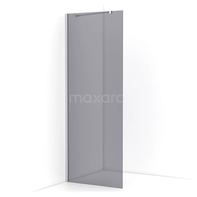 Begehbare Dusche Diamond 80cm aus Rauchglas Sicherheitsglas Chrom IDA08211C Begehbare Dusche Diamond 80cm aus Rauchglas Sicherheitsglas Chrom IDA08211C