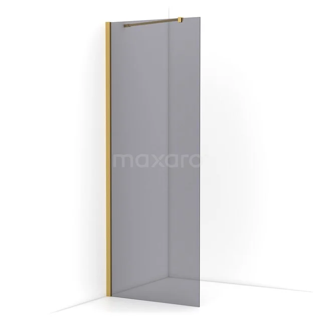 Diamond begehbare Dusche | 80 cm Gold  Feste Wand IDA08211GGN