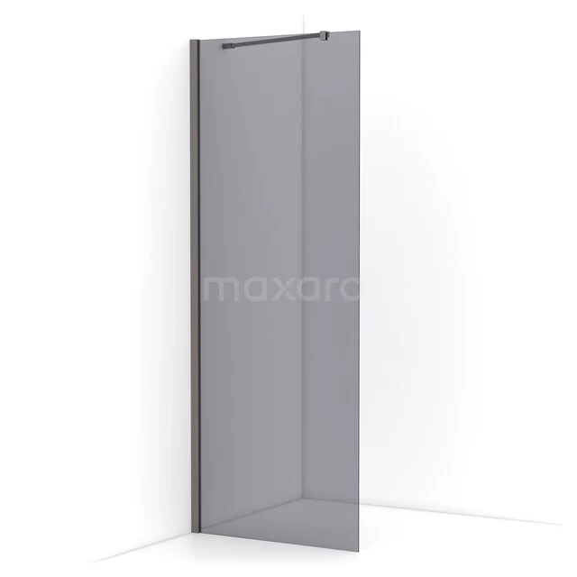 Diamond begehbare Dusche | 80 cm Schwarzes Metall Feste Wand IDA08211ZMN Diamond begehbare Dusche | 80 cm Schwarzes Metall Feste Wand IDA08211ZMN