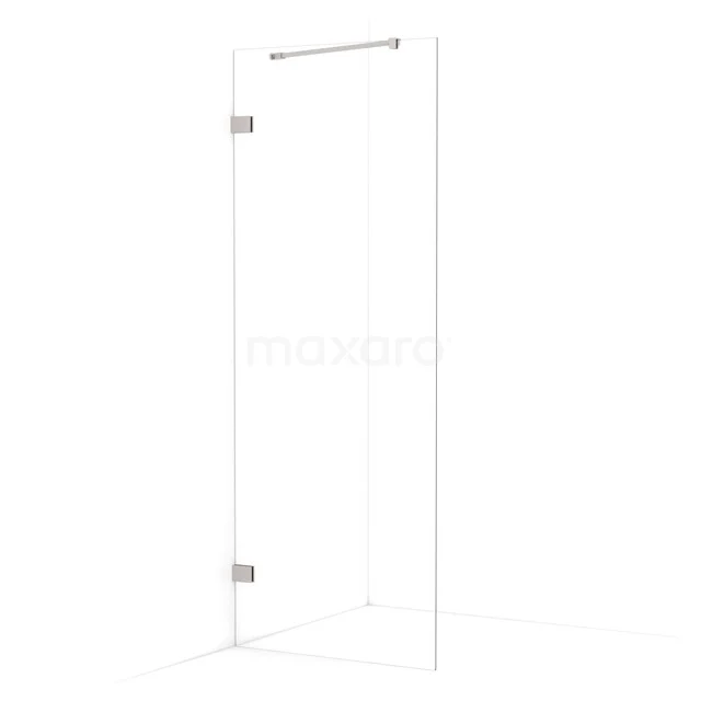 Diamond begehbare Dusche | 70 cm Edelstahl  Feste Wand IDA07220BR