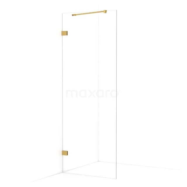 Begehbare Dusche Diamant 70cm aus klarem Sicherheitsglas Gold IDA07220GG Begehbare Dusche Diamant 70cm aus klarem Sicherheitsglas Gold IDA07220GG