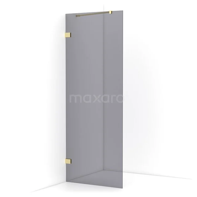 Diamond begehbare Dusche | 80 cm Helles Gold Feste Wand IDA08221LG Diamond begehbare Dusche | 80 cm Helles Gold Feste Wand IDA08221LG