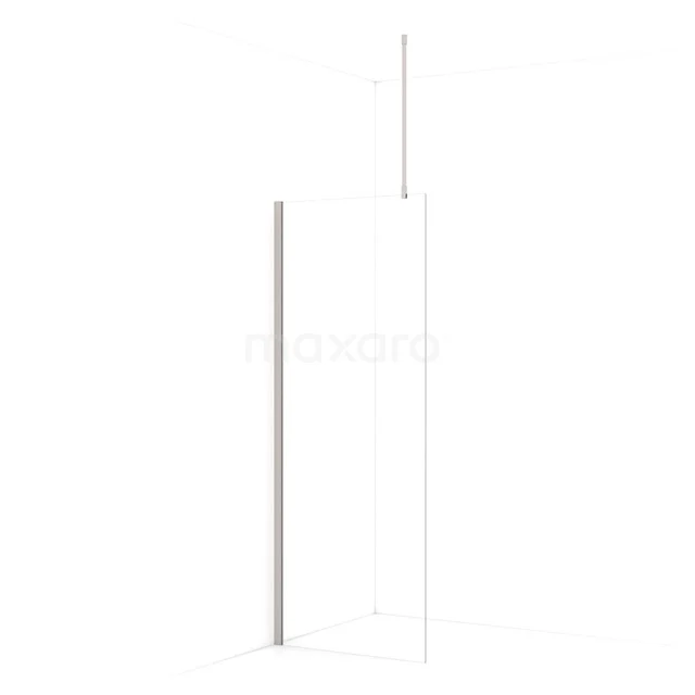 Diamond Walk-in shower | 70 cm Stainless steel Clear glass Fixed wall IDA07710BR