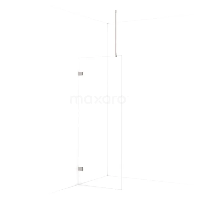 Diamond Walk-in shower | 70 cm Stainless steel Clear glass Fixed wall IDA07720BR