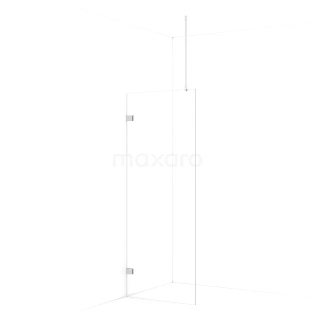 Diamond begehbare Dusche | 70 cm Chrom  Feste Wand IDA07720C