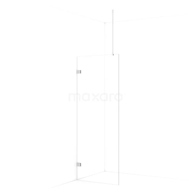 Diamond Walk-in shower | 70 cm Chrome Clear glass Fixed wall IDA07720C