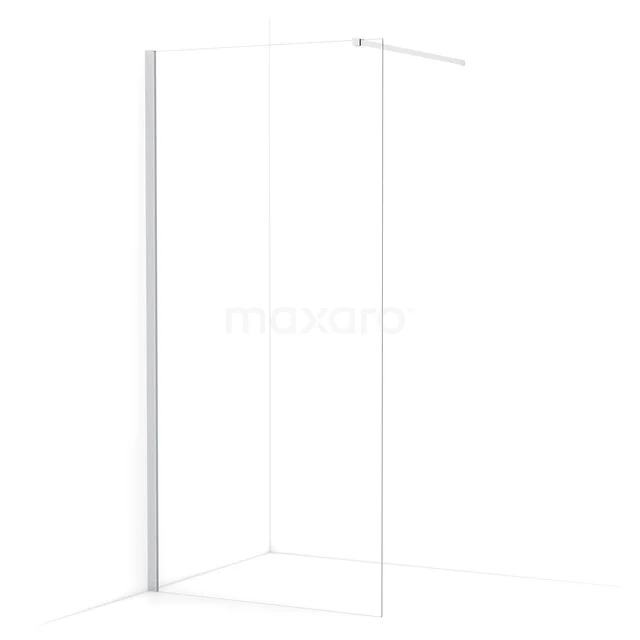 Begehbare Dusche Diamond 100cm aus klarem Sicherheitsglas Chrom IDA10110C