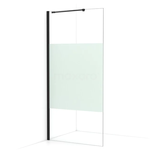 Diamond begehbare Dusche | 90 cm Matt Schwarz Feste Wand IDA09213MB Diamond begehbare Dusche | 90 cm Matt Schwarz Feste Wand IDA09213MB