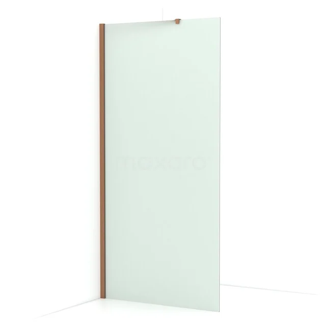 Begehbare Dusche Diamond 90cm aus mattem Sicherheitsglas Kupfer IDA09217KP Begehbare Dusche Diamond 90cm aus mattem Sicherheitsglas Kupfer IDA09217KP